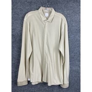 Rare Rabbit Villa‎ Regular Fit Plain Shirt Beige 2 Plymercerised Yaen Size XL